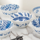 餐具 碗青花瓷米饭碗大号日式 家用家用陶瓷特别好看 釉下彩饭碗