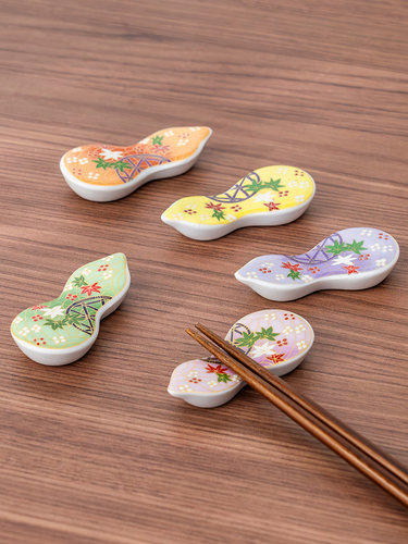 米诺烧日式进口葫芦筷子架家用筷子架高档筷子架精致高端筷子枕