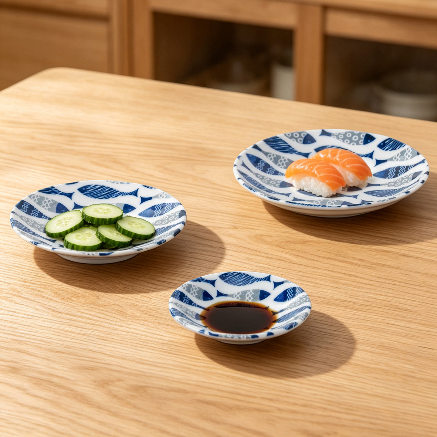美浓烧日本进口陶瓷小碟两个装日式家用餐具套装高颜值味碟点心碟