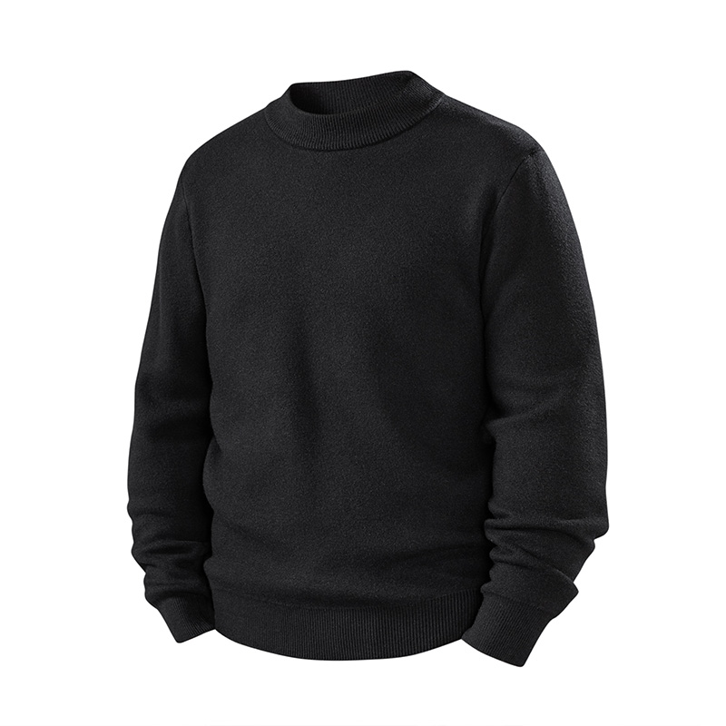 URSBOB冬季毛衣男士2025新款针织衫青年高级感品质加厚保暖打底衫