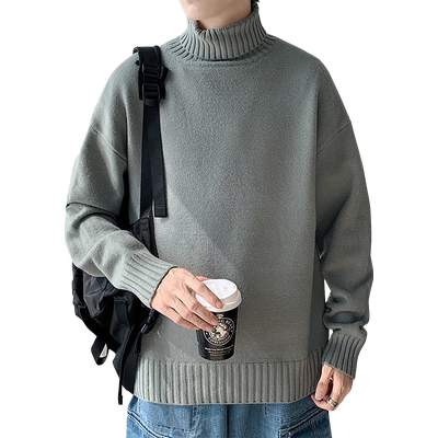 潮流时尚宽松休闲男士毛衣