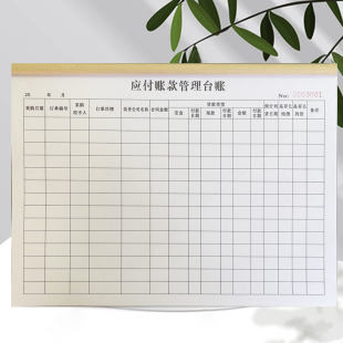应付账款管理台账对账单每日收入记账本付款申请单报销审批单定制