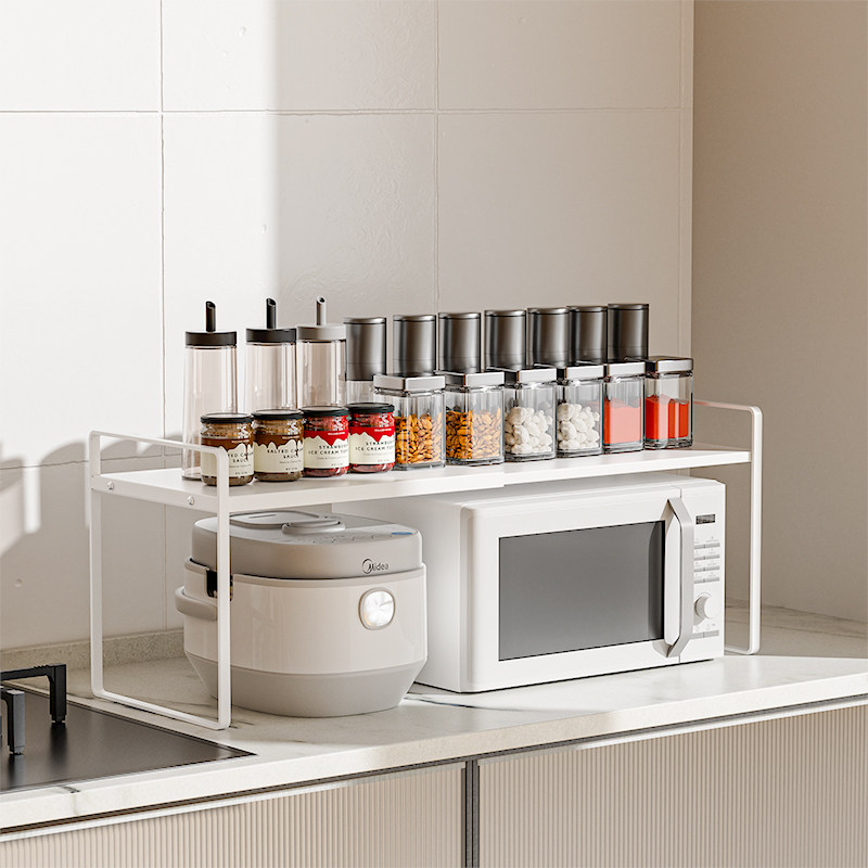 厨房可伸缩调料品台面置物架橱柜内柜子分层碗碟锅具多功能收纳架,厨房/烹饪用具,厨房置物架/置物柜/角架,淘宝优惠券,粉丝福利购,淘宝优惠卷