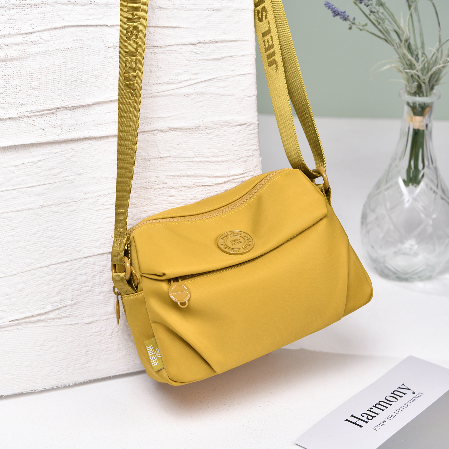 包包女牛津布新款多隔层斜挎包时尚防泼水尼龙单肩小包包通勤百搭