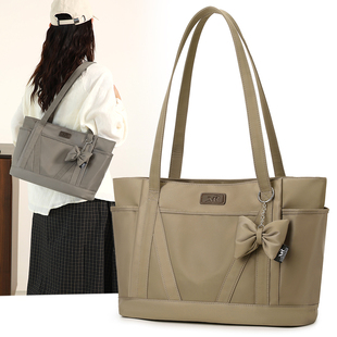 短途旅行手拎包女休闲大容量牛津布尼龙包防水外出百搭单肩大包包