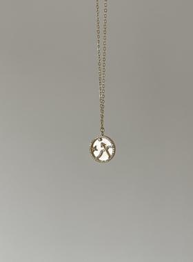 Ojala十二星座系列项链小众轻奢高级设计感饰品