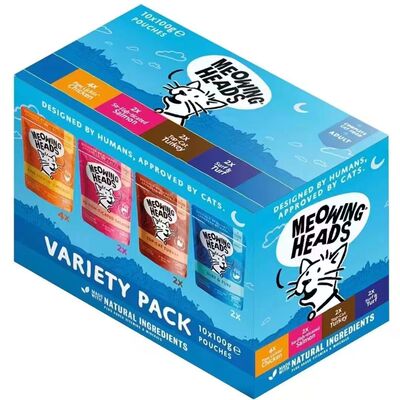 10包原盒英国MH餐包美味生骨肉鲜肉无谷主食餐包健康适口佳100g