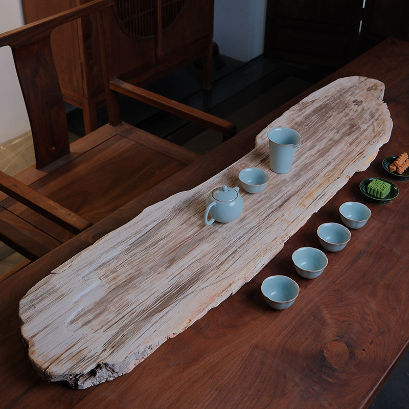 茶盘天然木化石大号日本龟寿堂家用简约客厅功夫茶具茶海