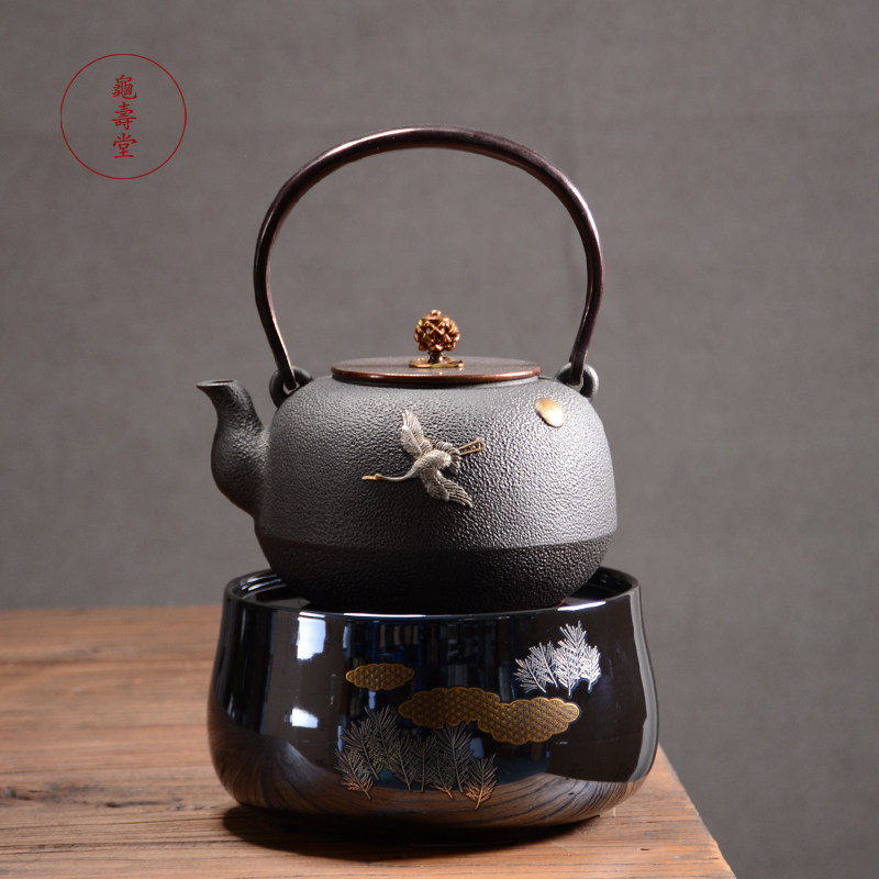 电陶炉家用煮茶炉铸铁壶专用金光釉系列电淘炉电热光波炉迷你静音