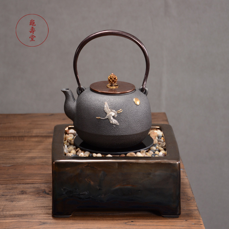 电陶炉家用煮茶炉铸铁壶专用金银烧系列电淘炉电热光波炉迷你静音