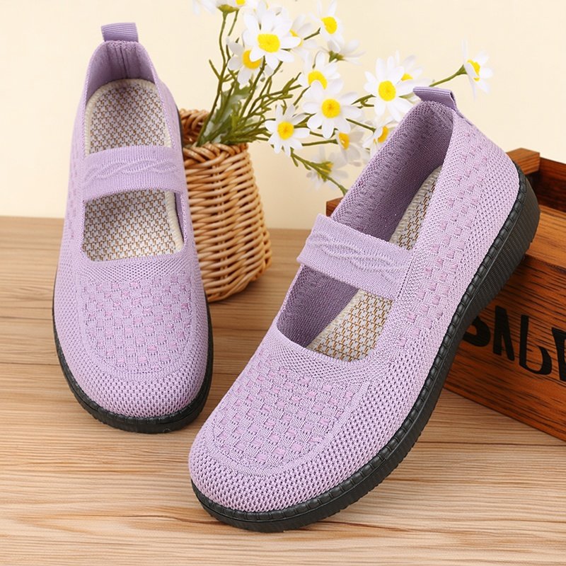 老北京布鞋女士透气网面单鞋软底舒适中老年平底防滑休闲妈妈单鞋,女鞋,网面鞋,淘宝优惠券,粉丝福利购,淘宝优惠卷