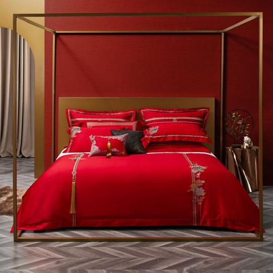 DINOSUAR婚庆四件套大红喜庆