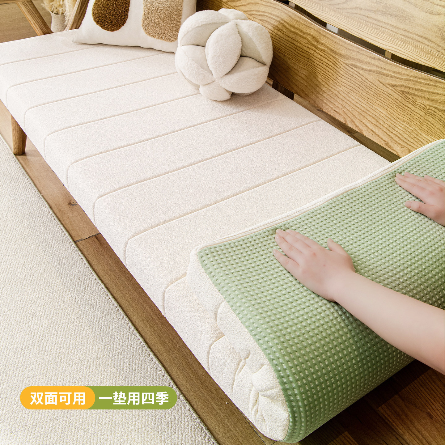 双面沙发垫坐垫红木海绵软垫加厚硬厚垫子高密度四季座垫