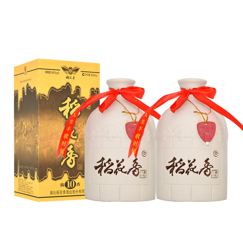 稻花香酒陈香1038度白酒礼盒装图片