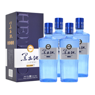 黑土地酒手工传承7 42度浓香型白酒整箱4瓶礼盒装自饮口粮礼品酒
