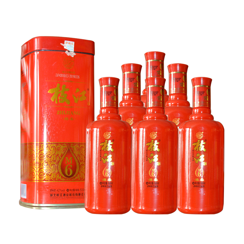 枝江酒M6绵柔42度白酒湖北粮食酒