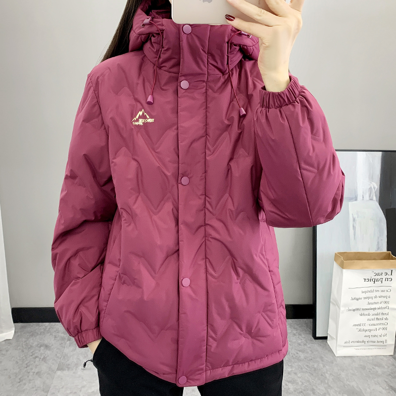 户外运动休闲羽绒服外套女秋冬