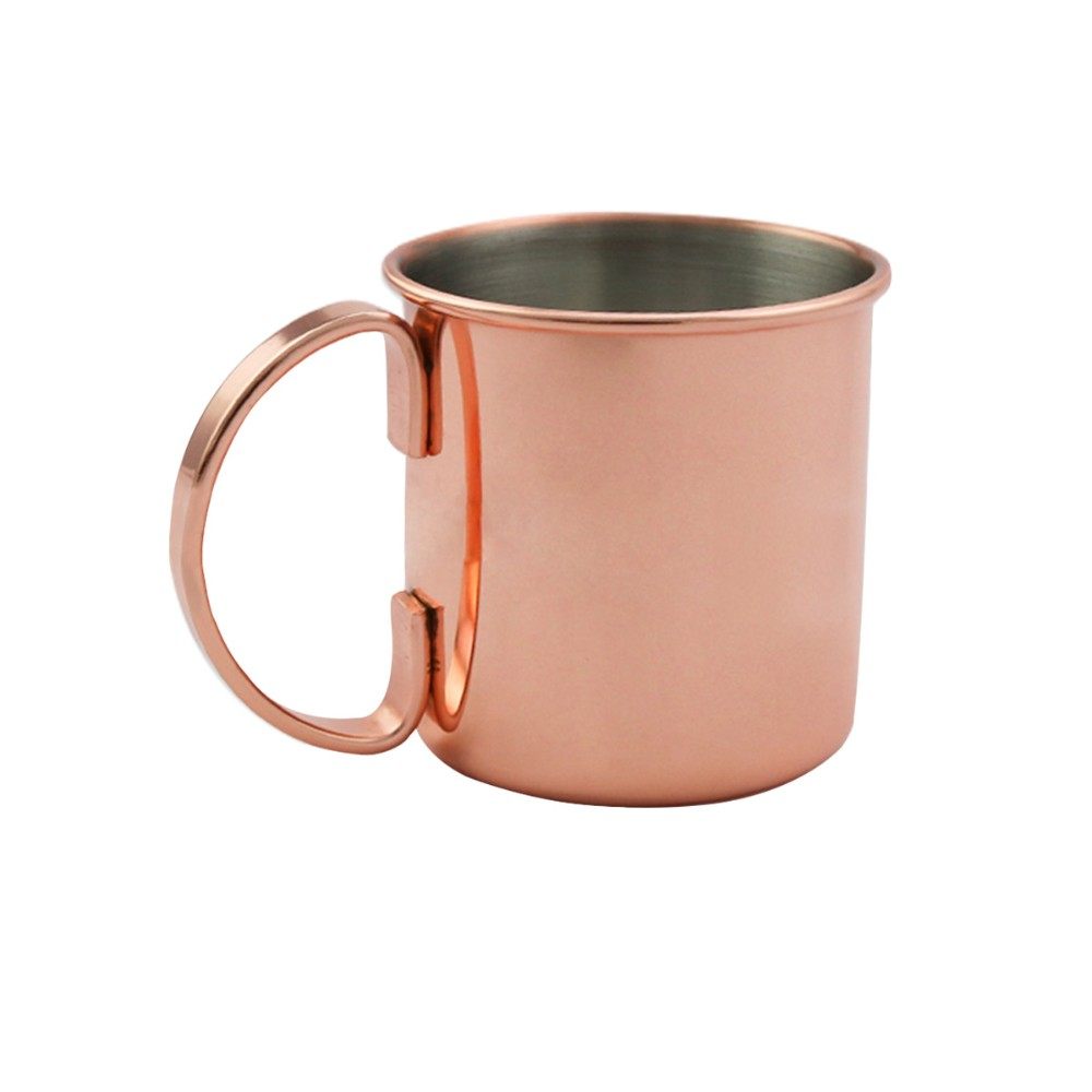 莫斯科骡子鸡尾酒杯 玫瑰金铜杯moscow mule啤酒杯咖啡牛奶马克杯