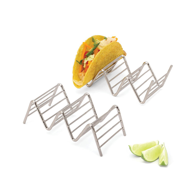 餐厅不锈钢饼架墨西哥塔可创意