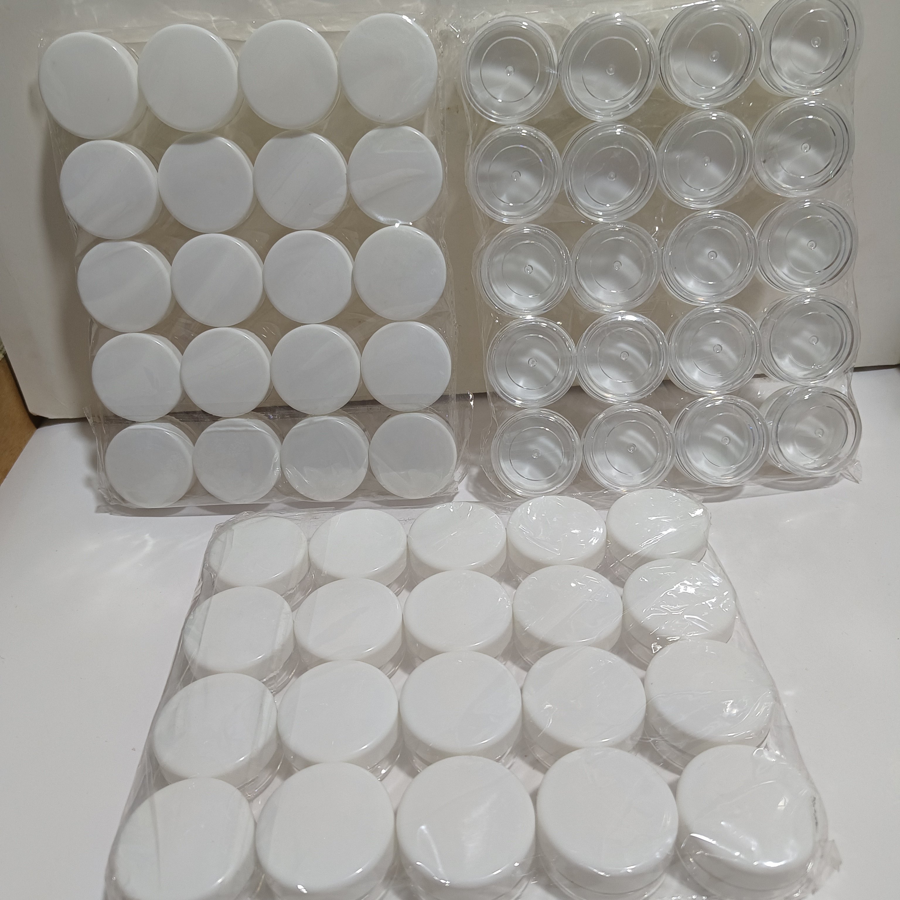 一斤三包60个 化妆品试用装盒子护肤品空瓶子小瓶子分拣瓶面霜盒