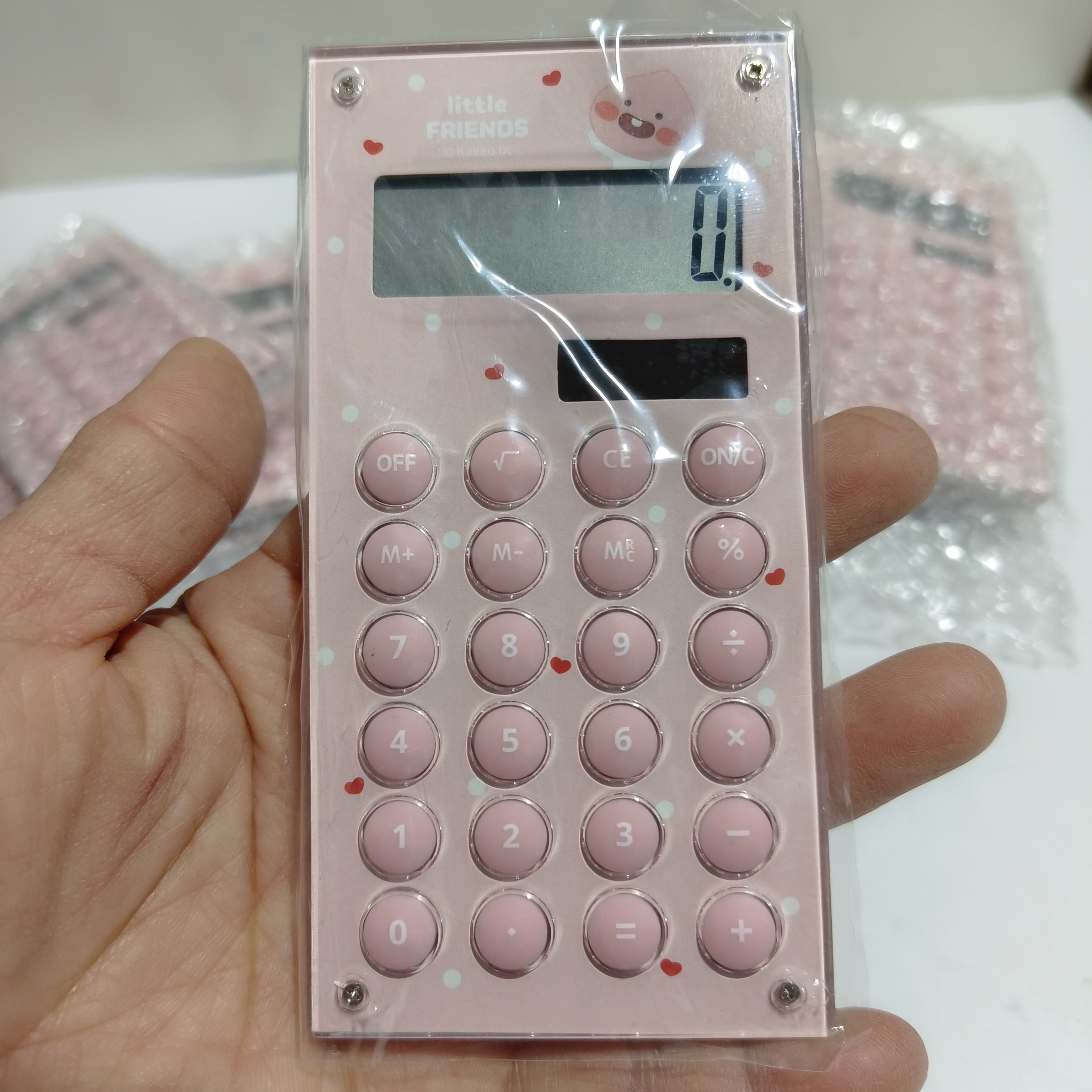 一个价可爱卡通儿童计算器学生专用女童便携迷你静音无声计算机