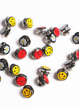 权志龙GD同款af1鞋孔扣mini男女潮牌百搭胸针徽章金属配饰饰品skr