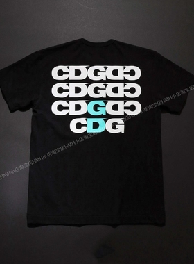 权志龙GD印花联名同款黑色纯棉男女短袖T恤日系潮牌休闲上衣服
