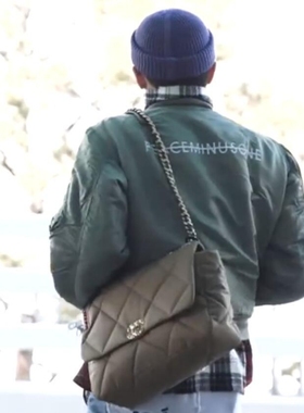 GD权志龙INS同款pmo空军夹克ma1飞行员外套男女军绿色衣服秋冬潮