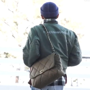 GD权志龙INS同款pmo空军夹克ma1飞行员外套男女军绿色衣服秋冬潮