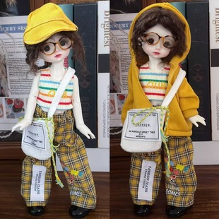 6分bjd娃衣BJD休闲套装30厘米娃换装洋娃娃衣服妈妈玩偶女孩玩具