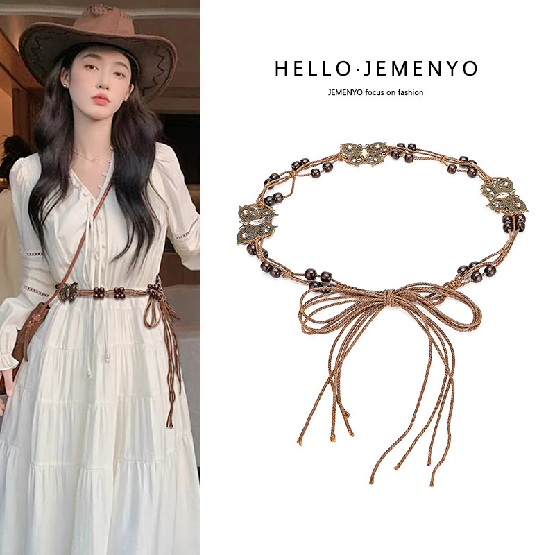 蝴蝶腰链女士配饰波西米亚民族风度假复古夏季装饰腰带配连衣裙子,服饰配件/皮带/帽子/围巾,腰带/皮带/腰链,淘宝优惠券,粉丝福利购,淘宝优惠卷