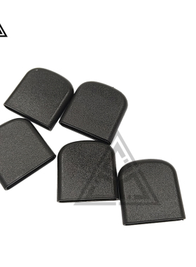 25mm扁套一字扁胶套扁套配件塑料制品塑料套黑色