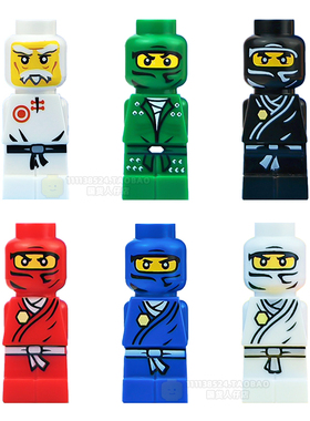 幻影忍者棋子人仔初代zx服劳埃德吴大师凯杰寇赞迷你积木人仔拼装