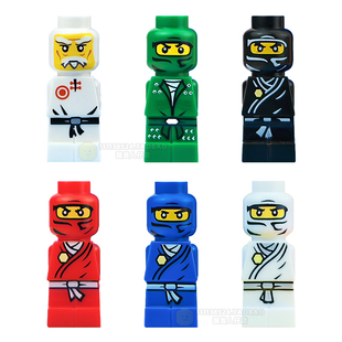 幻影忍者棋子人仔初代zx服劳埃德吴大师凯杰寇赞迷你积木人仔拼装