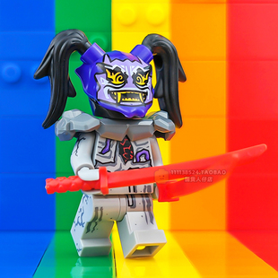 幻影忍者稀有限定人仔鬼怪晴美舞伎妮雅老年杰拼装积木公仔玩具