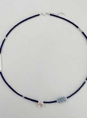 时尚小众个性天然精致S925银颈链