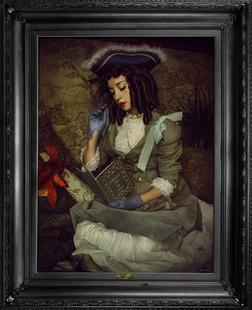 not printed canvas 饰画 英国Mineheart 勿忘我装 Forget