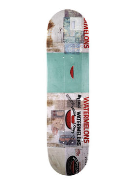 比利时The Skateroom装饰滑板RAUSCHENBERG劳森伯格 西瓜杂烩