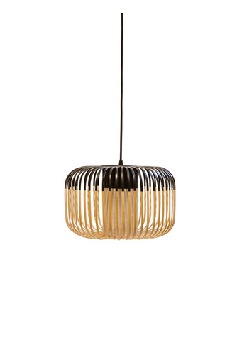 法国Forestier Bamboo Pendant Light 户外型 竹编吊灯 s号小型