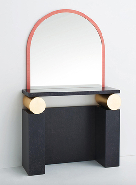 意大利GLAS ITALIA x Ettore Sottsass 装饰镜梳妆台 ETRUSCO系列