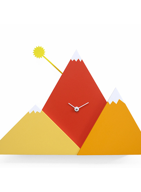 意大利Progetti台钟座钟Sunset日落时钟表家居设计创意欧式进口