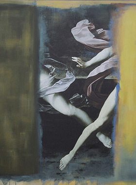 英国Mineheart Drapery with yellow 综合材料绘画