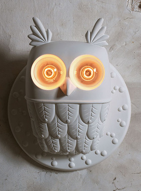 意大利Karman Ti-vedo Wall light 猫头鹰壁灯