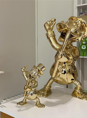 法国原装正品Leblon Delienne 唐老鸭卡通小王子潮玩维尼熊摆件