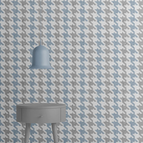 英国Mineheart Pied De Poule wallpaper 千鸟格壁纸 多色