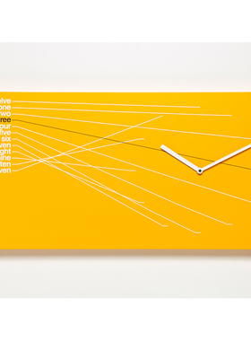 意大利Progetti挂钟TimeLine时钟表个性家居创意设计欧式进口