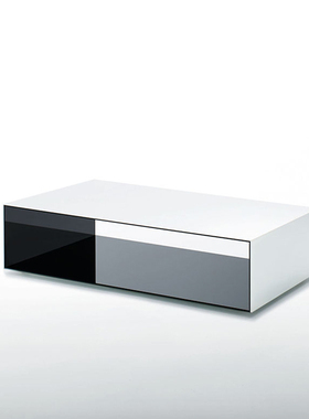 意大利GLAS ITALIA矮桌茶几边几咖啡桌SiO2 Tunnel极简现代简约