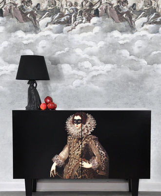 英国Mineheart Elizabeth Cabinet伊丽莎白柜子 女王画像家具系列