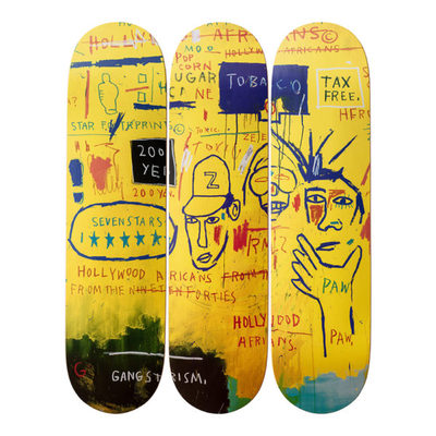 比利时The Skateroom装饰滑板Basquiat巴斯奎特HollywoodAfricans