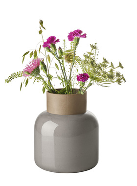 丹麦Fritz Hansen 橄榄灰陶瓷花瓶 Earthenware Vase创意设计进口